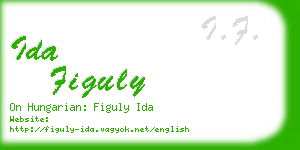 ida figuly business card